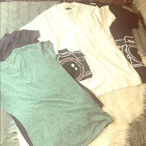 4 XS tee bundle 2 basic 2 graphic